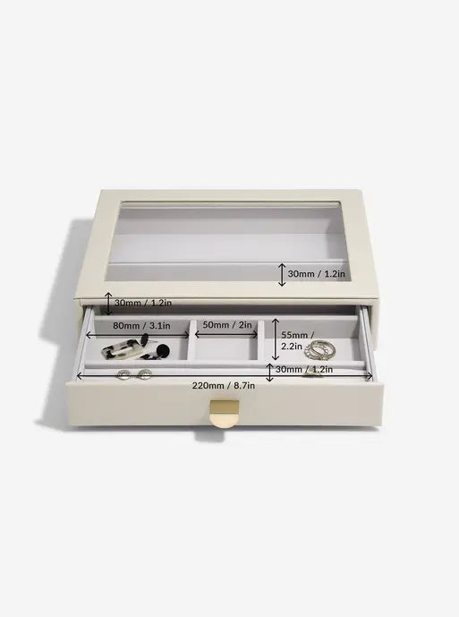 Stackers Classic Display Jewellery Box Set of 3 Oatmeal
