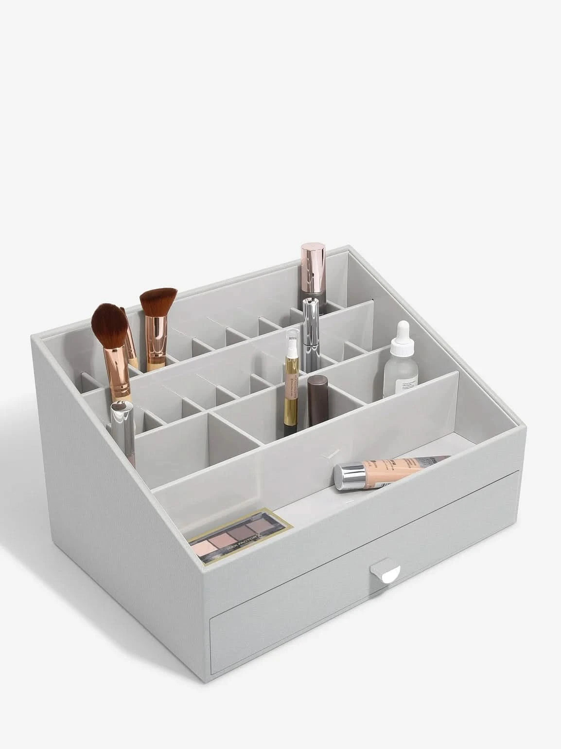 Stackers Supergrote Makeup Organizer Grijs - Mystackers