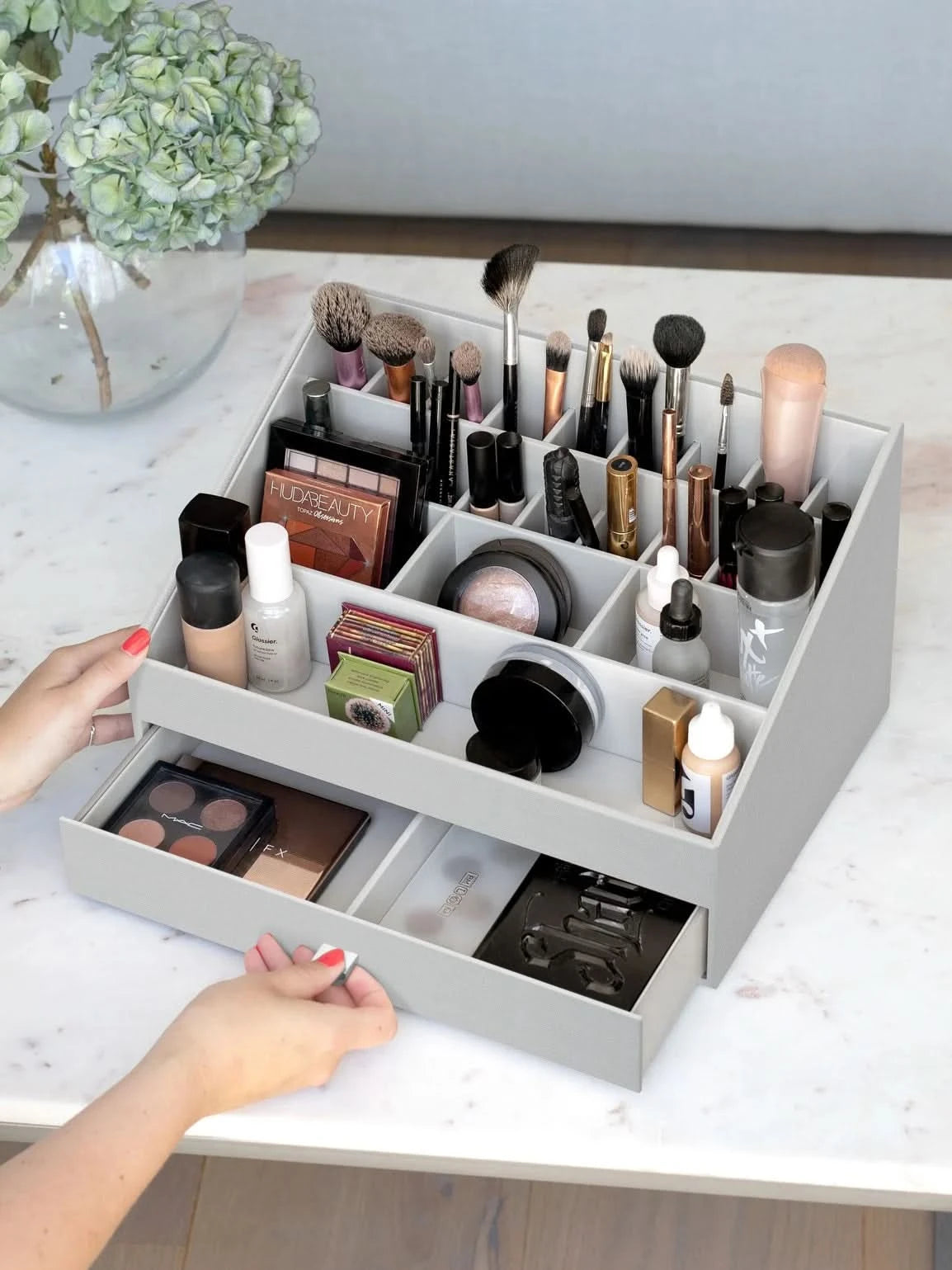 Stackers Supergrote Makeup Organizer Grijs - Mystackers