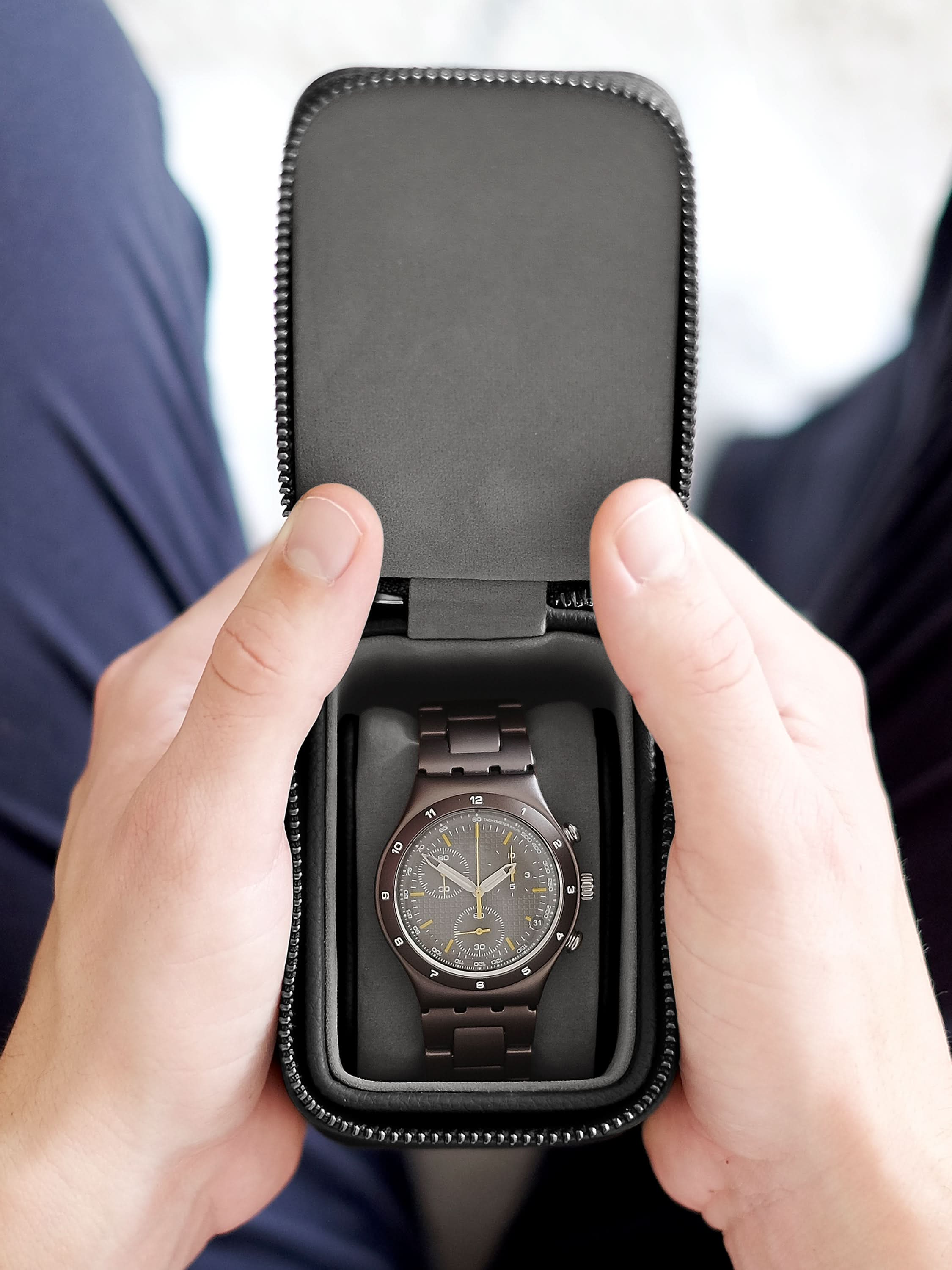 Stackers Watch Box Black