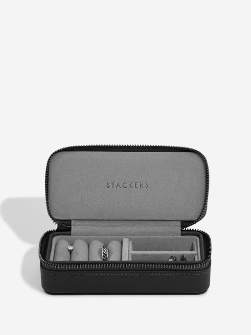Stackers Medium Travel box Zwart - Mystackers