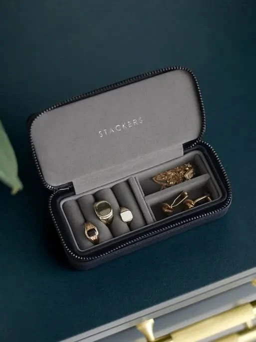 Stackers Medium Travel box Marineblauw - Mystackers