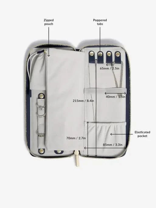 Stackers Jewellery Roll Marineblauw - Mystackers