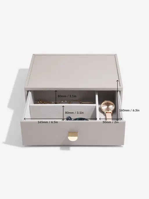 Stackers Klassieke Display Juwelendoos Set van 2 Taupe - Mystackers