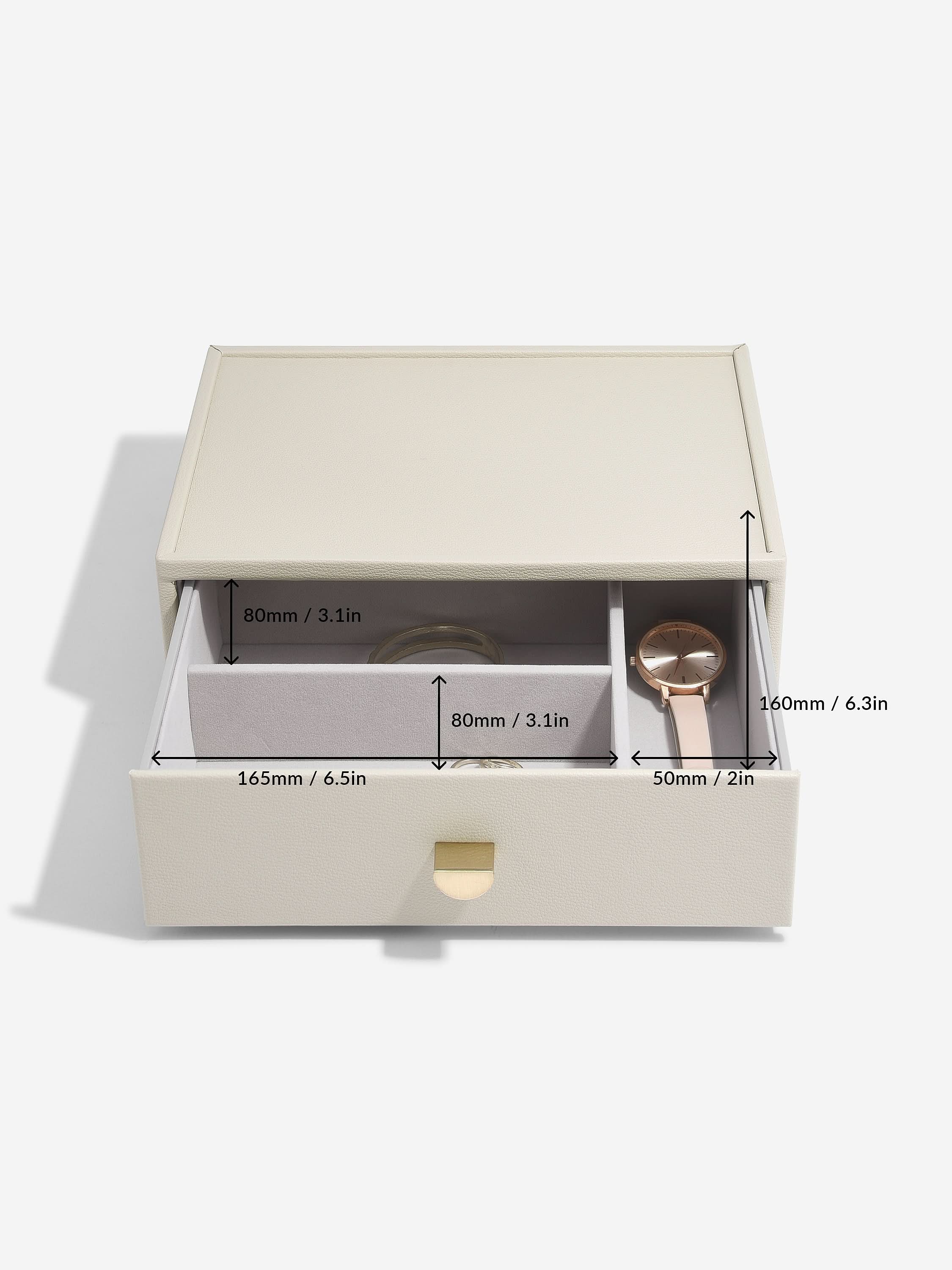 Stackers Klassieke Display Juwelendoos Set van 2 Havermout - Mystackers