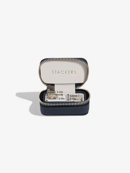 Stackers Large + Petite Travel Box Marineblauw - Mystackers