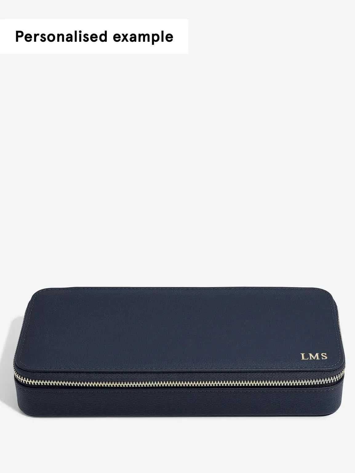 Stackers Langwerpige Reissieradendoos Marineblauw - Mystackers