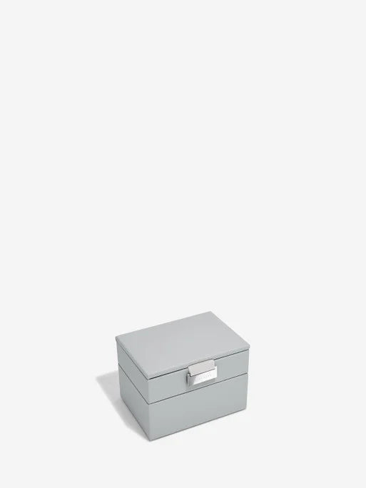 Stackers Micro Boîte à Bijoux Lot de 2 Gris