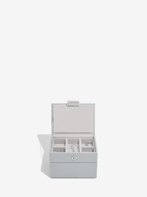 Stackers Micro Boîte à Bijoux Lot de 2 Gris