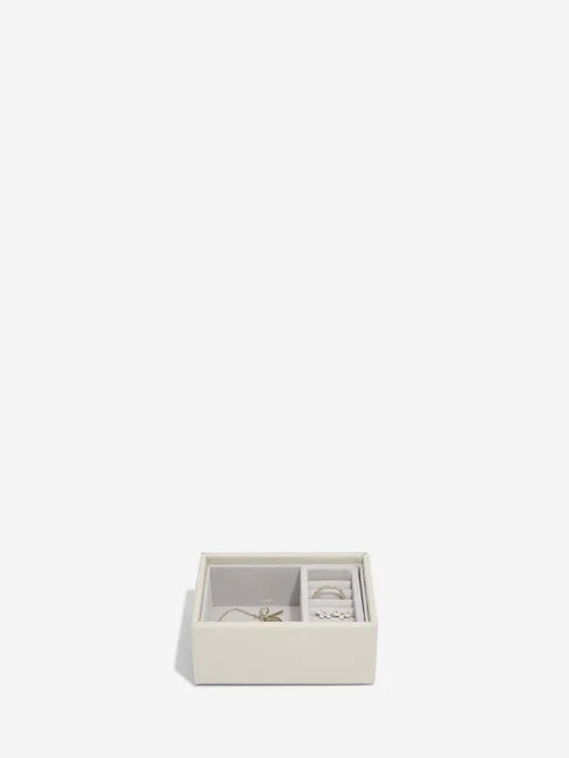 Stackers Micro Boîte à Bijoux Lot de 2 Avoine