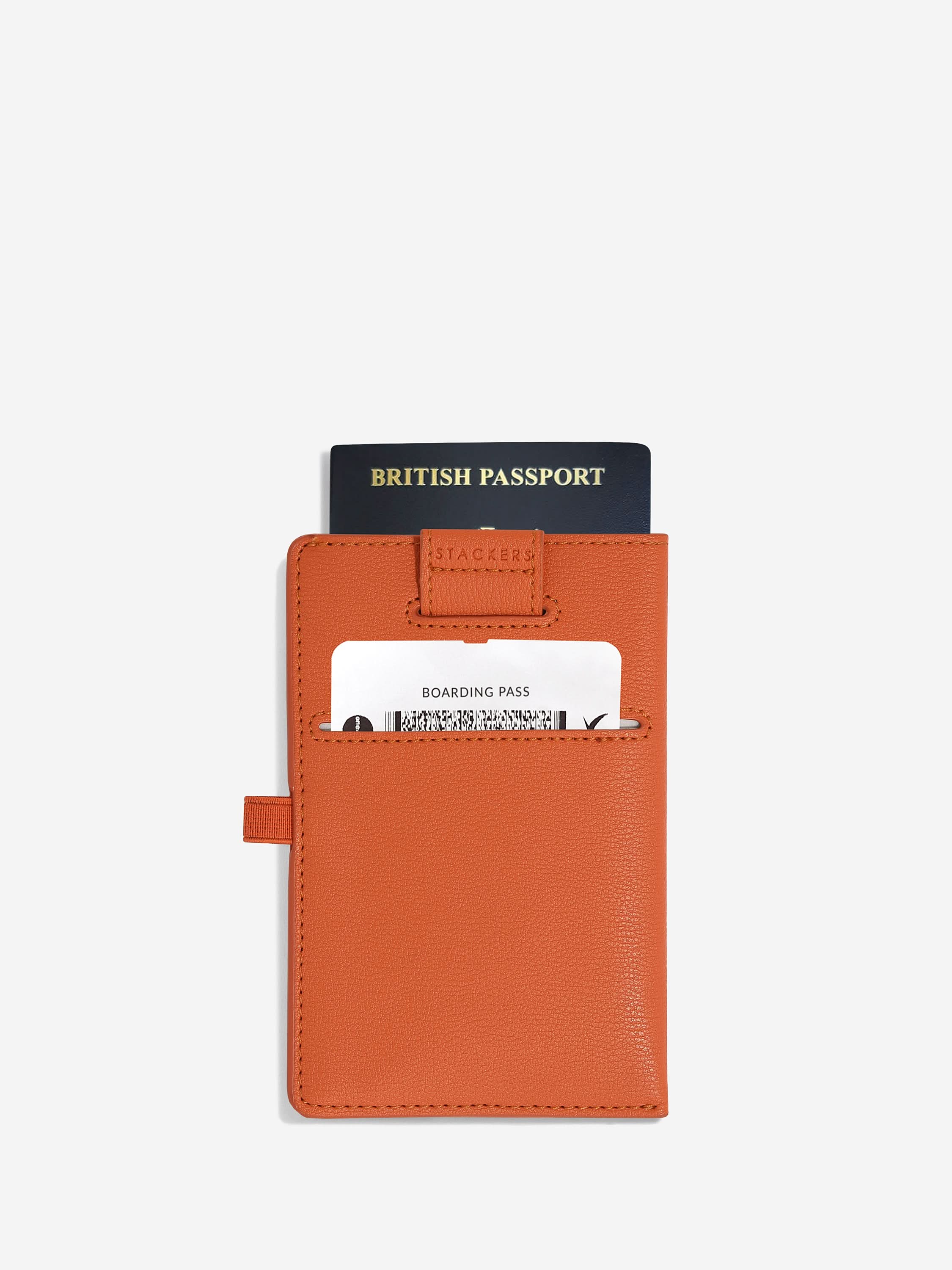 Stackers Passport Holder Orange