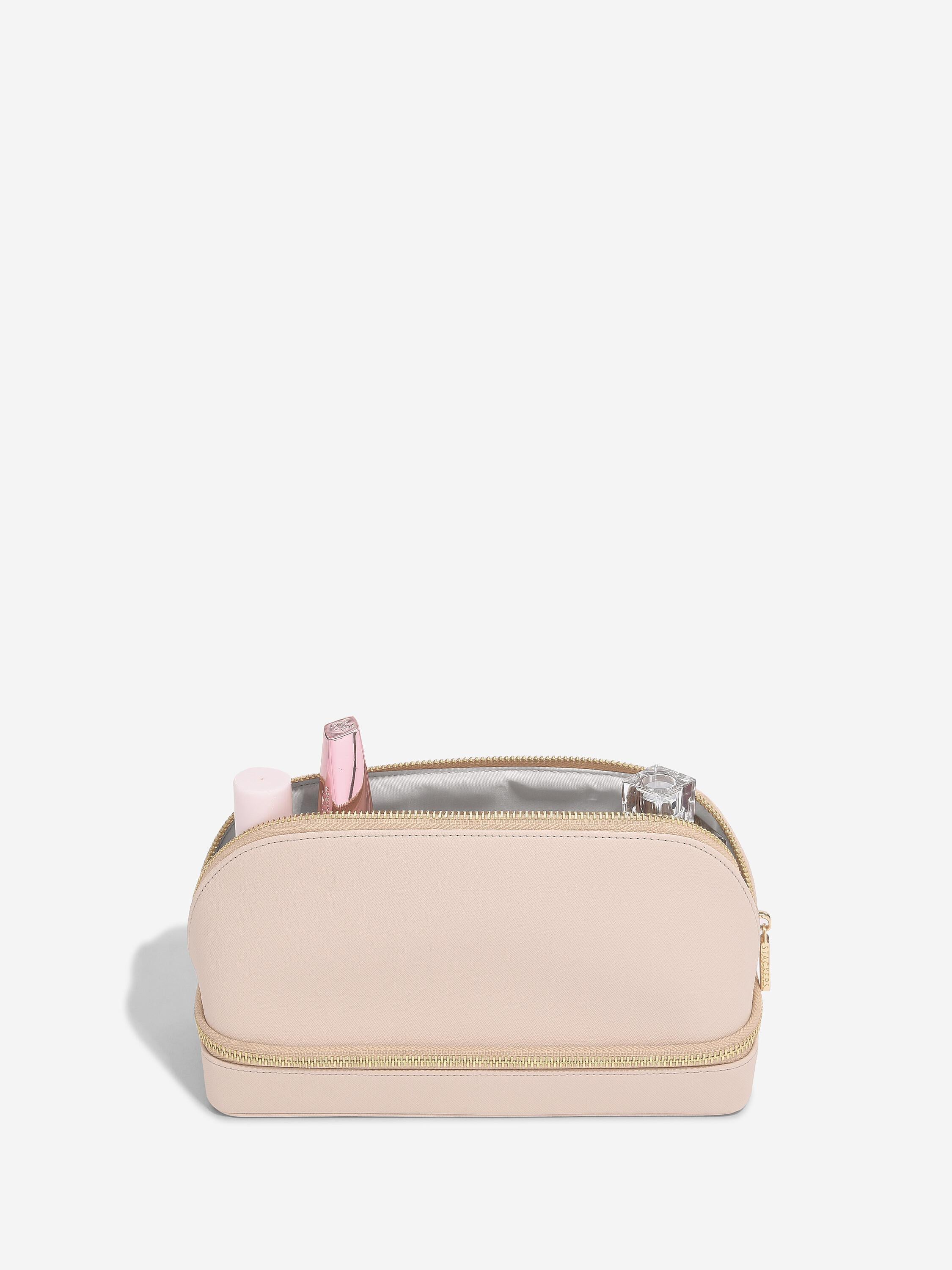 Stackers Cosmetics & Jewellery Bag Pink