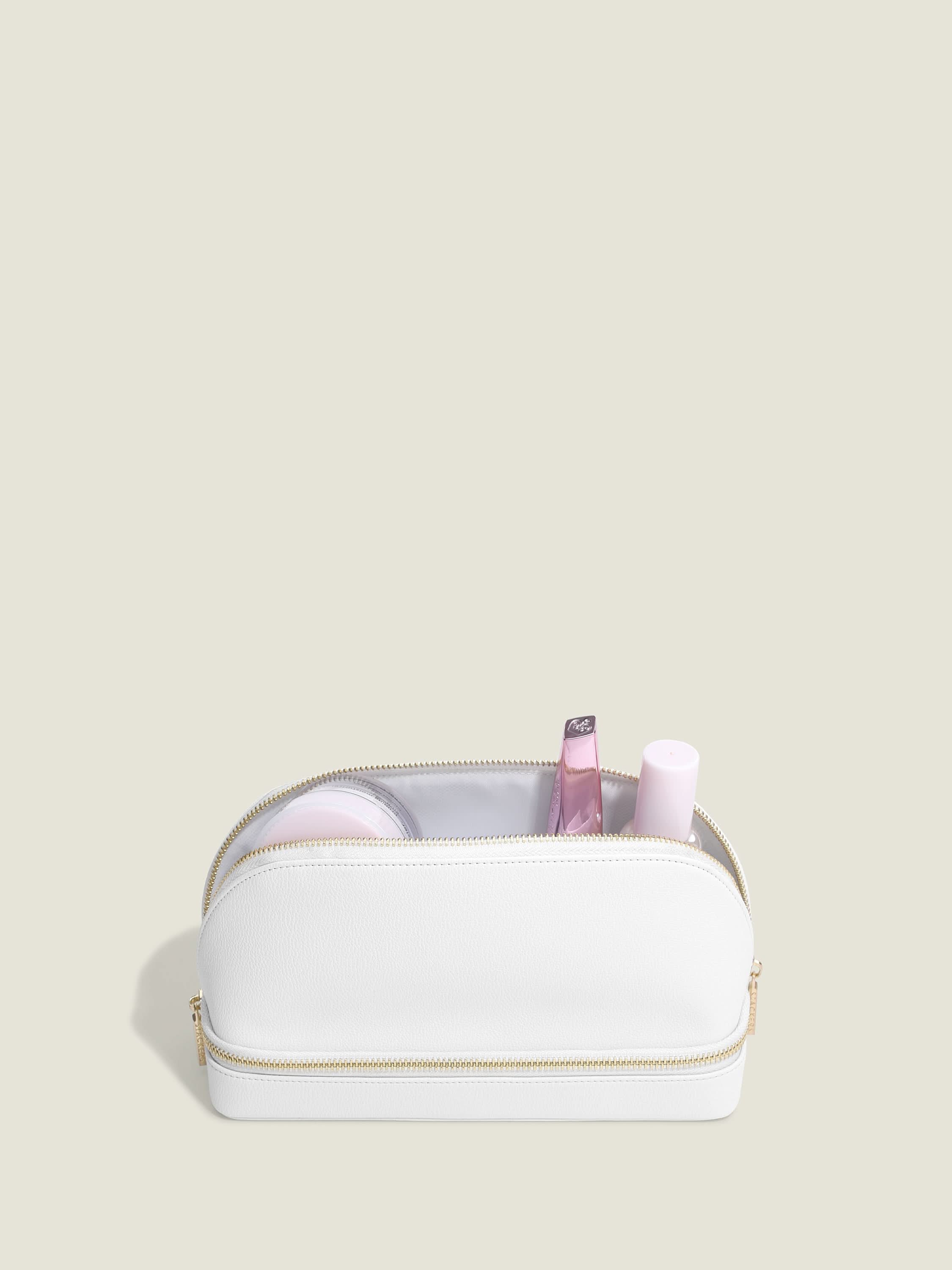 Stackers Cosmetics & Jewellery Bag White