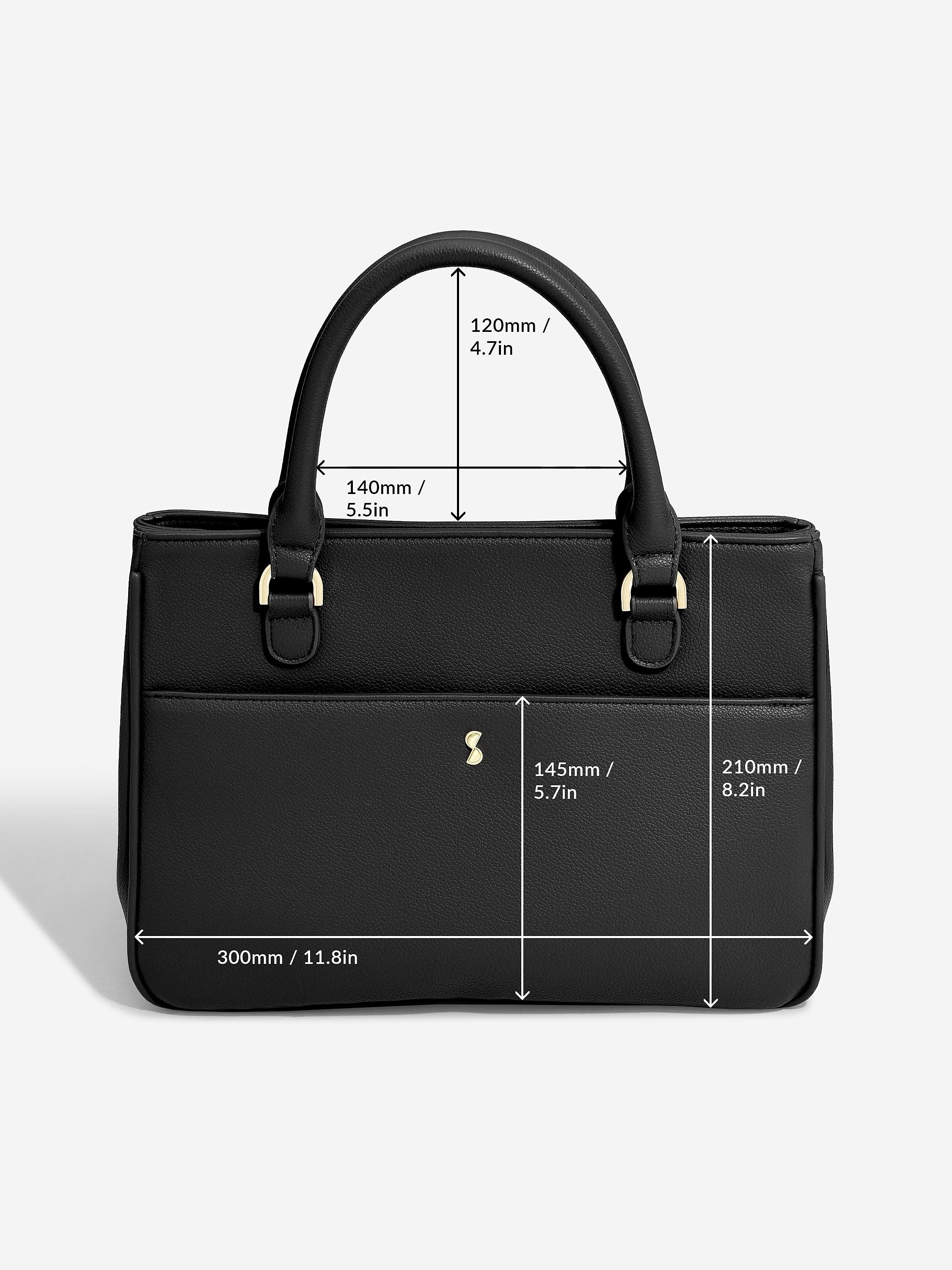 Stackers Kleine Handtas Zwart - Mystackers