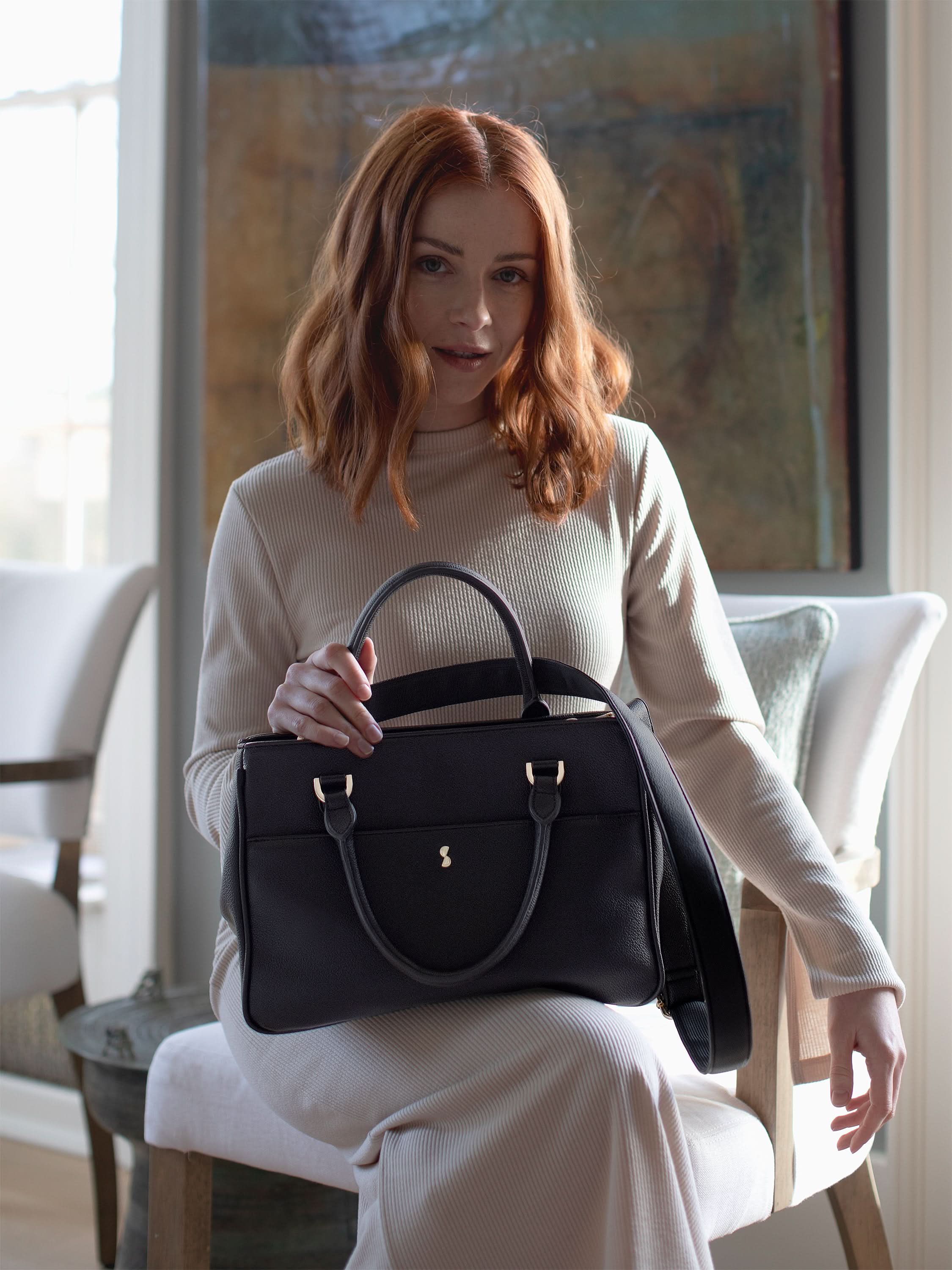 Stackers Small Handbag Black