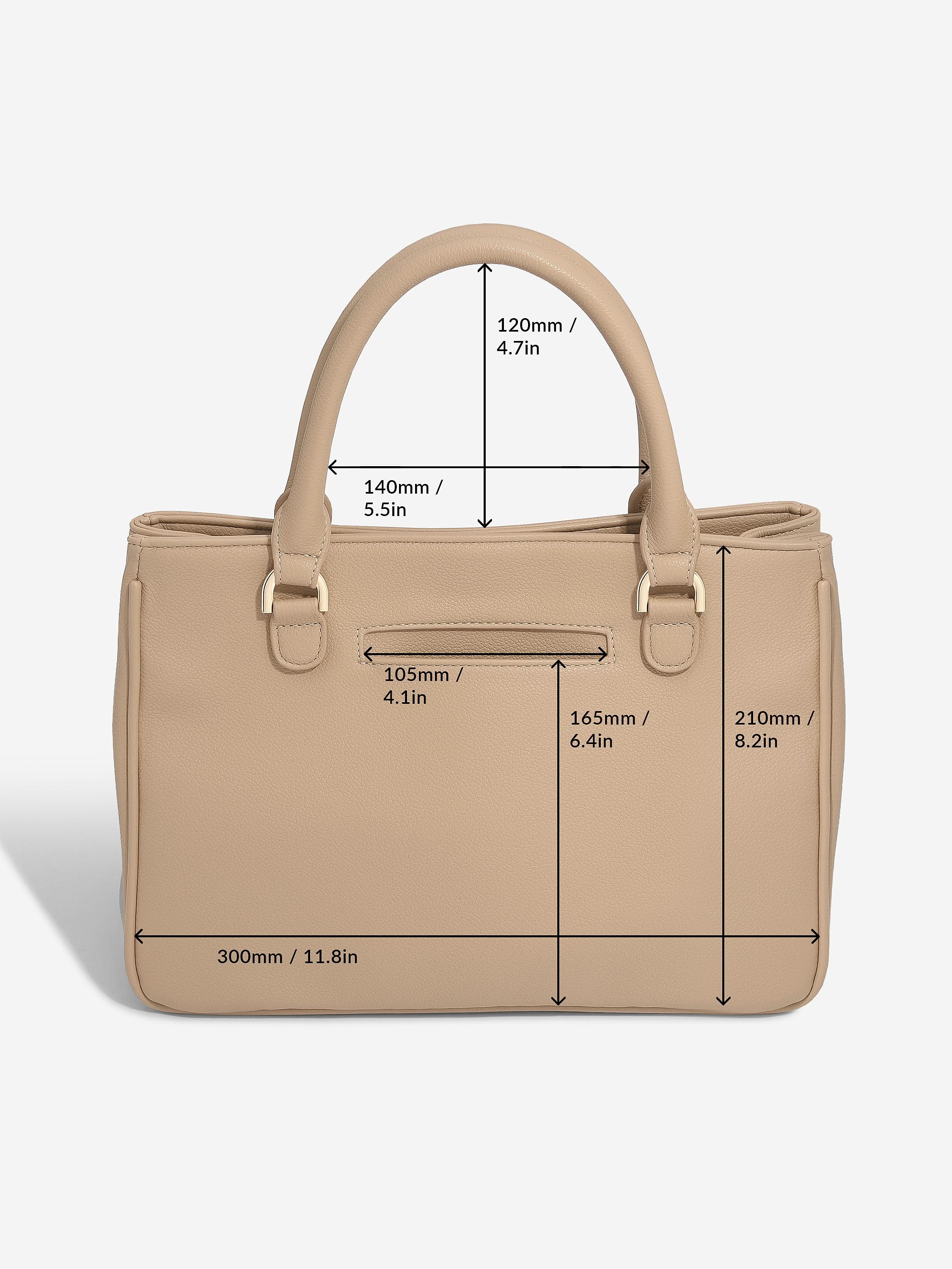 Stackers Kleine Handtas Camel - Mystackers