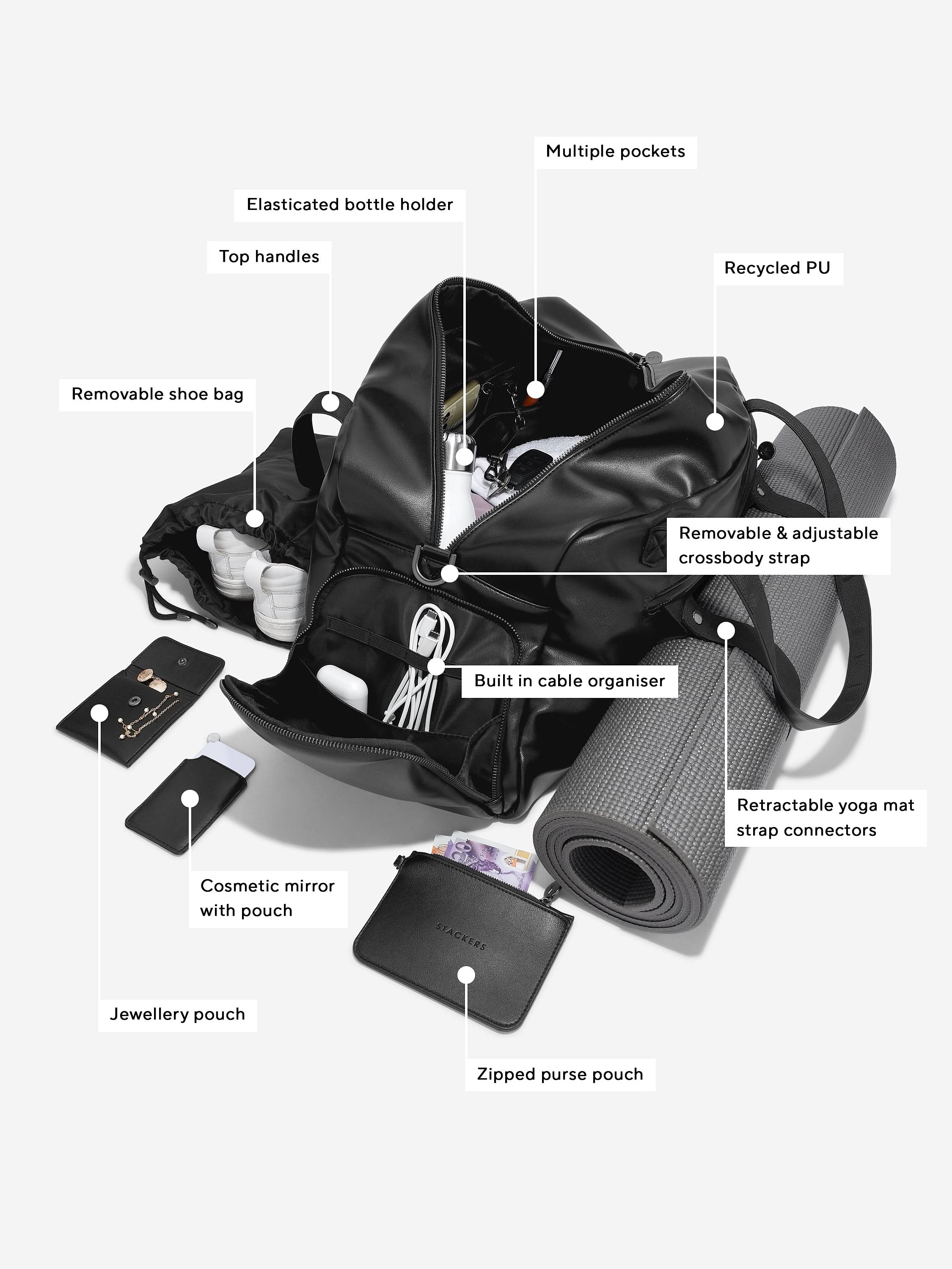 Stackers Gym Bag Black