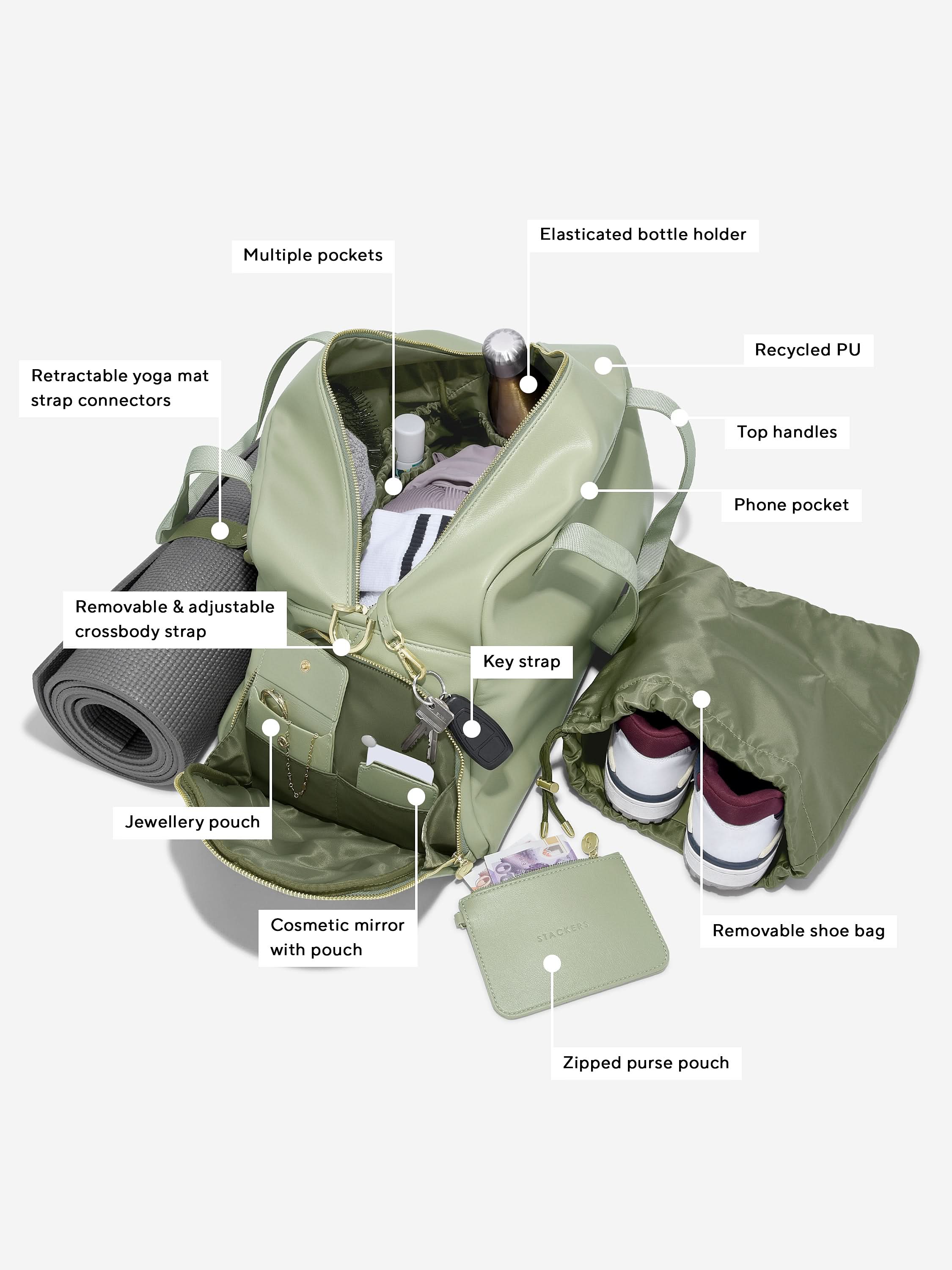 Stackers Gymtas Saliegroen - Mystackers