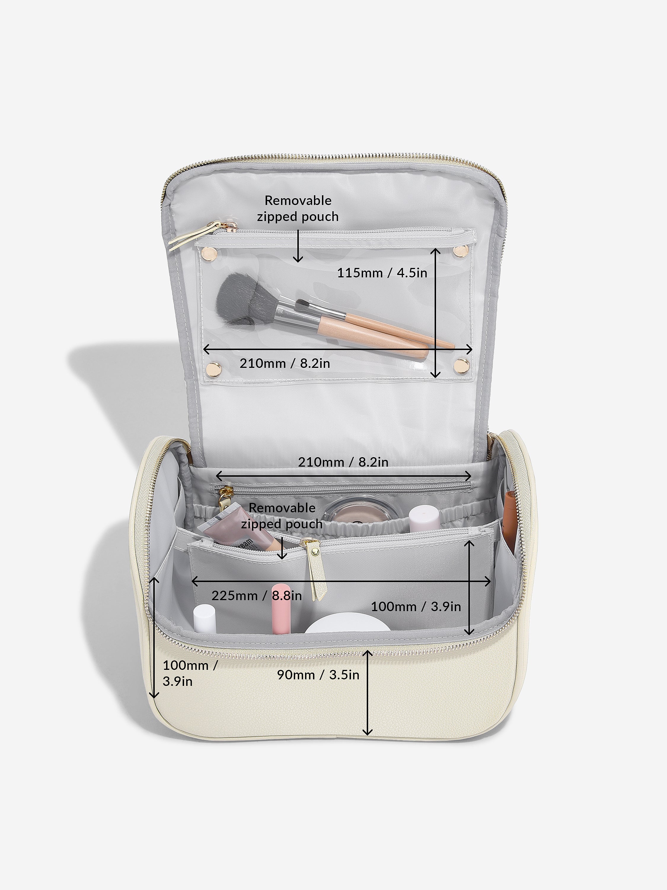 Stackers Grande Trousse à Cosmétiques Pearl