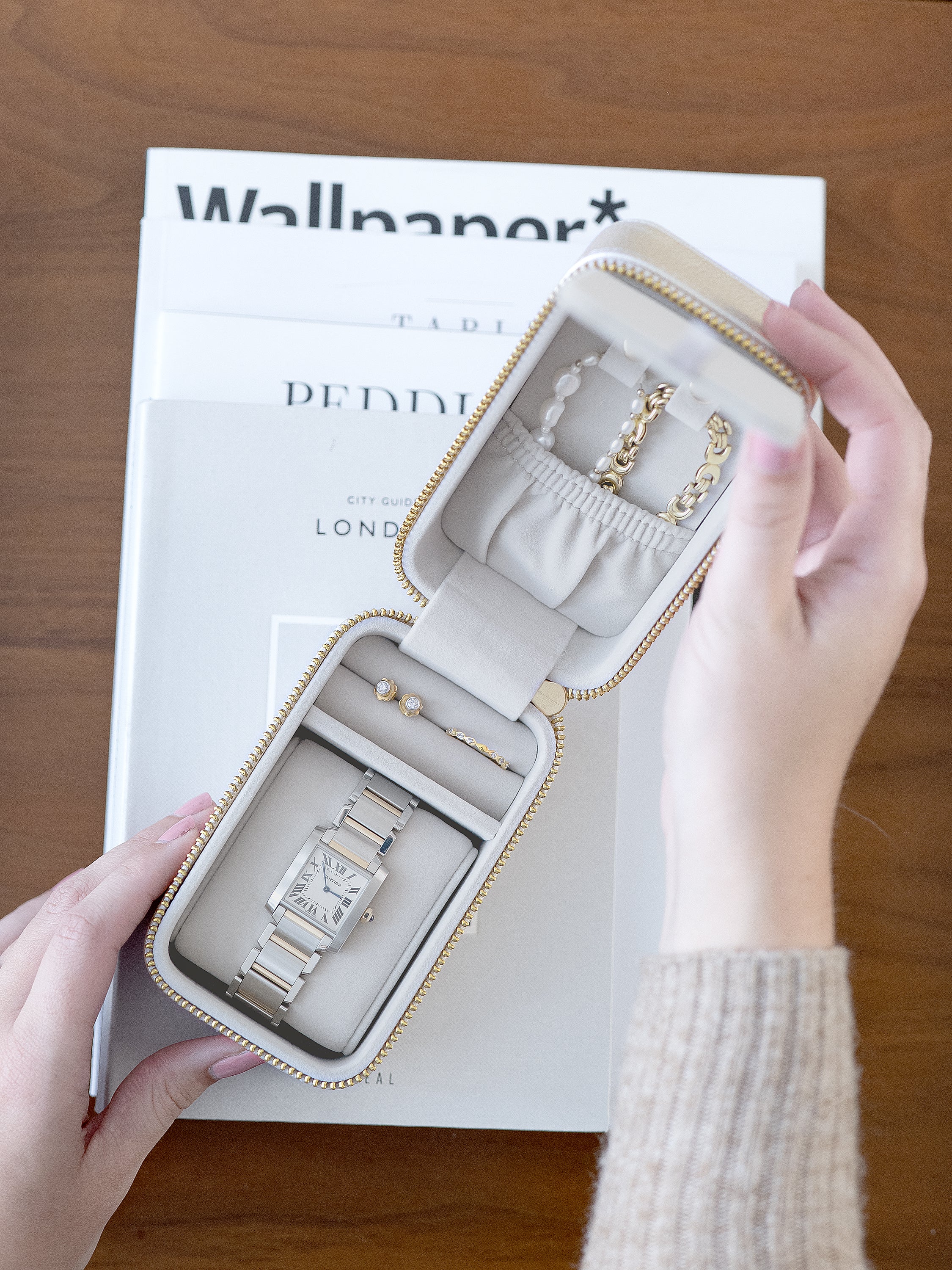 Stackers Watch Box Pearl