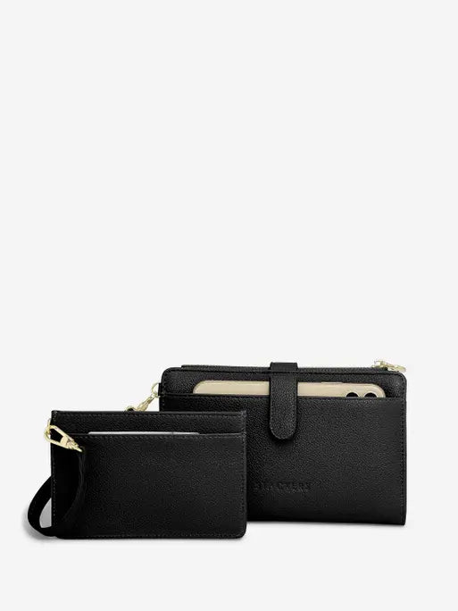 Stackers Large Purse Black