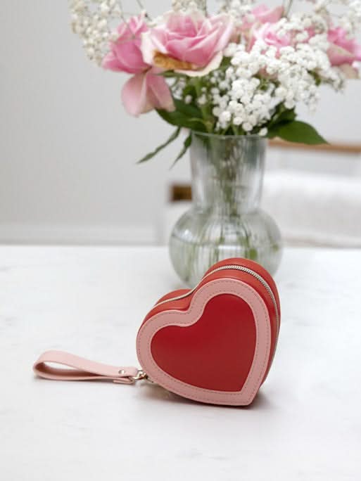 Stackers Heart Travel Jewellery Box Rood - Mystackers