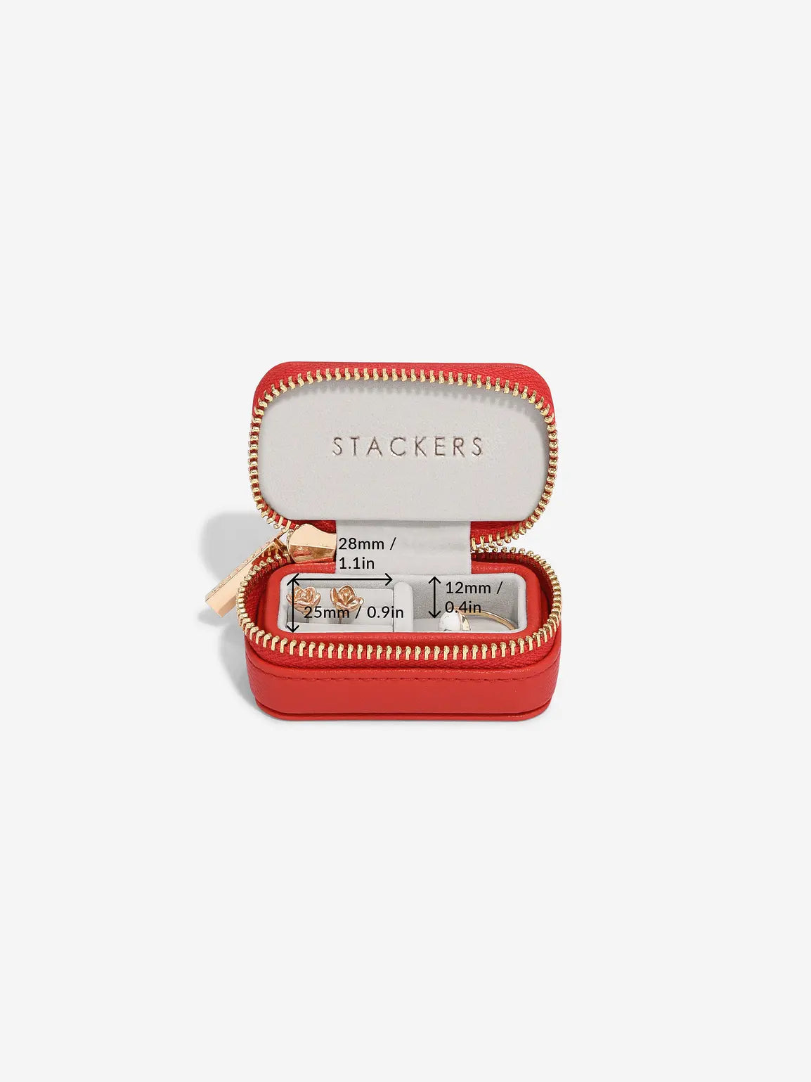 Stackers Petite Juwelendoosje Rood - Mystackers