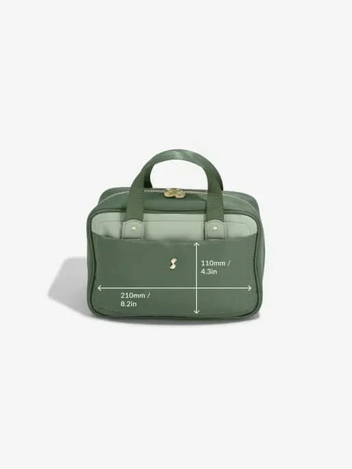 Stackers hangende Toilettas van Gerecycled Nylon Groen - Mystackers