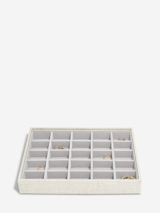 Stackers Small Jewellery Layer for Classic Jewellery Box Oatmeal & Linen