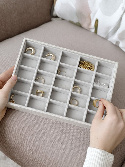 Stackers Small Jewellery Layer for Classic Jewellery Box Oatmeal & Linen