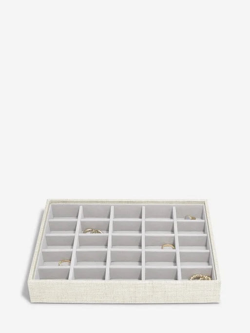 Stackers Classic Jewelry Box Ensemble de 5 Avoine et Lin