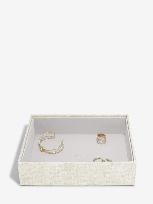 Stackers Classic Jewelry Box Ensemble de 5 Avoine et Lin