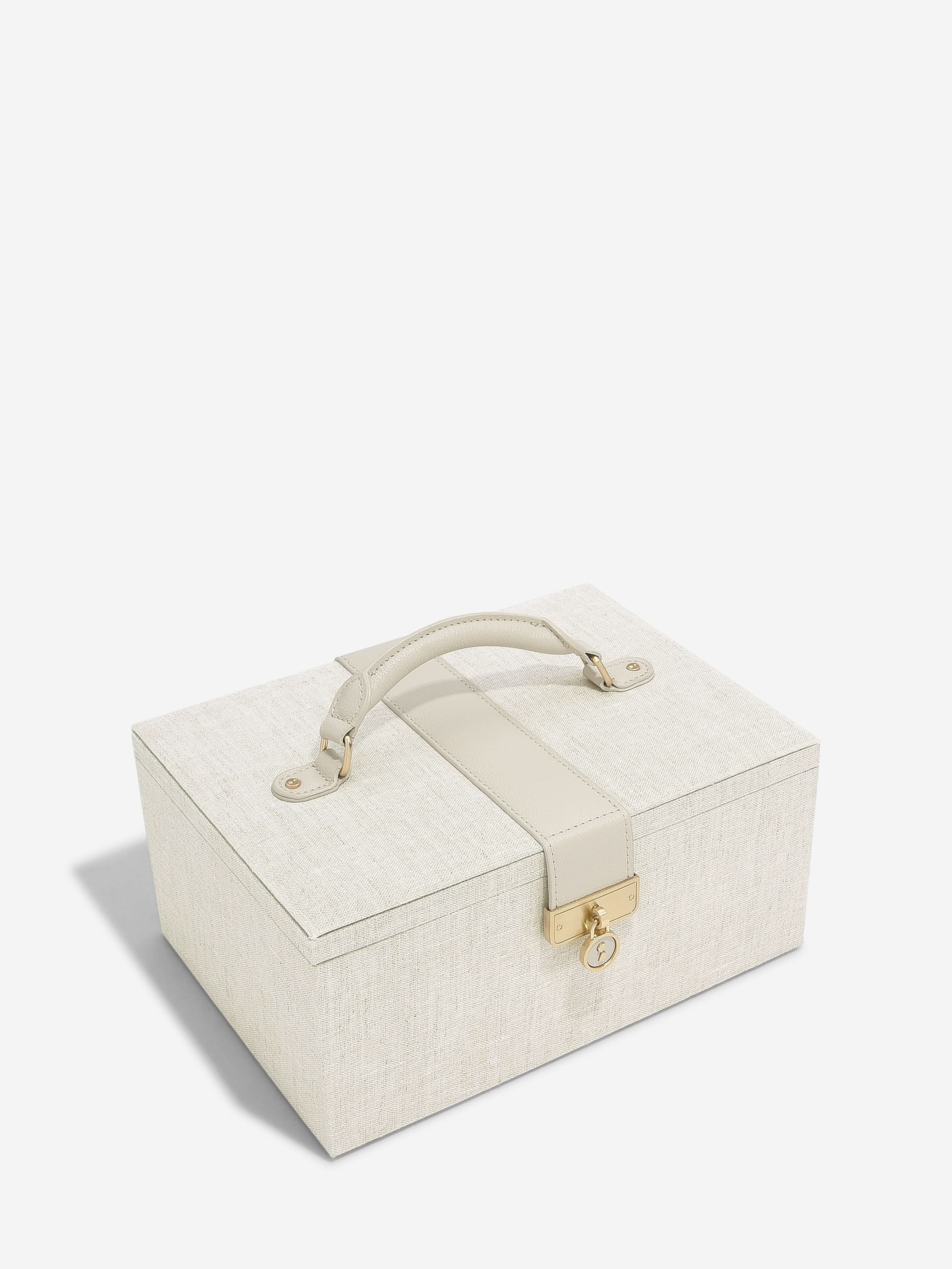 Stackers Luxe Klassieke Juwelendoos Havermout & Linnen - Mystackers