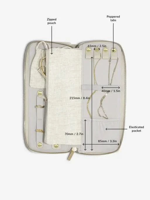 Stackers Jewellery Roll Havermout & Linnen - Mystackers