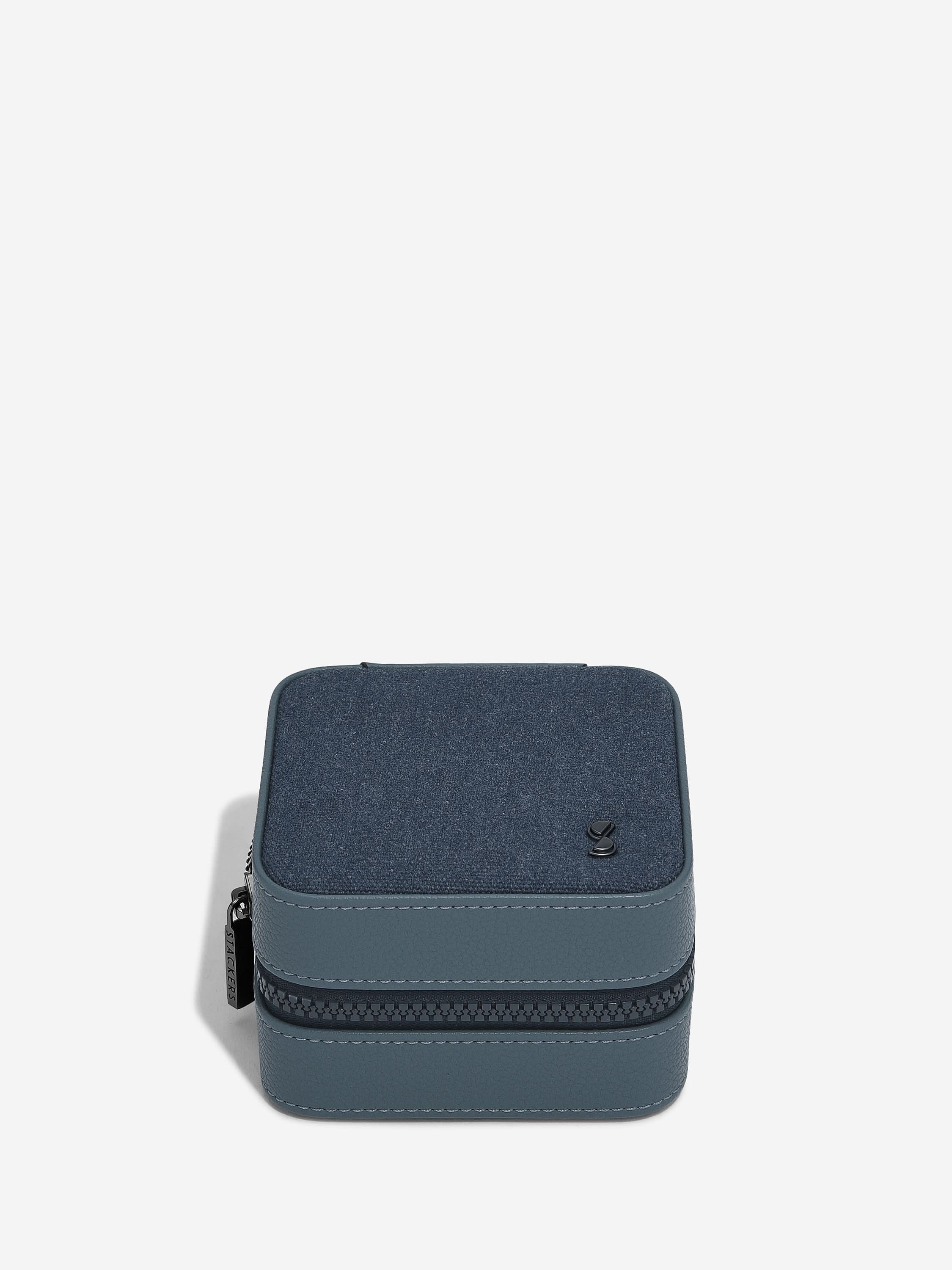 Stackers Horloge- & juwelenbox Blauw - Mystackers