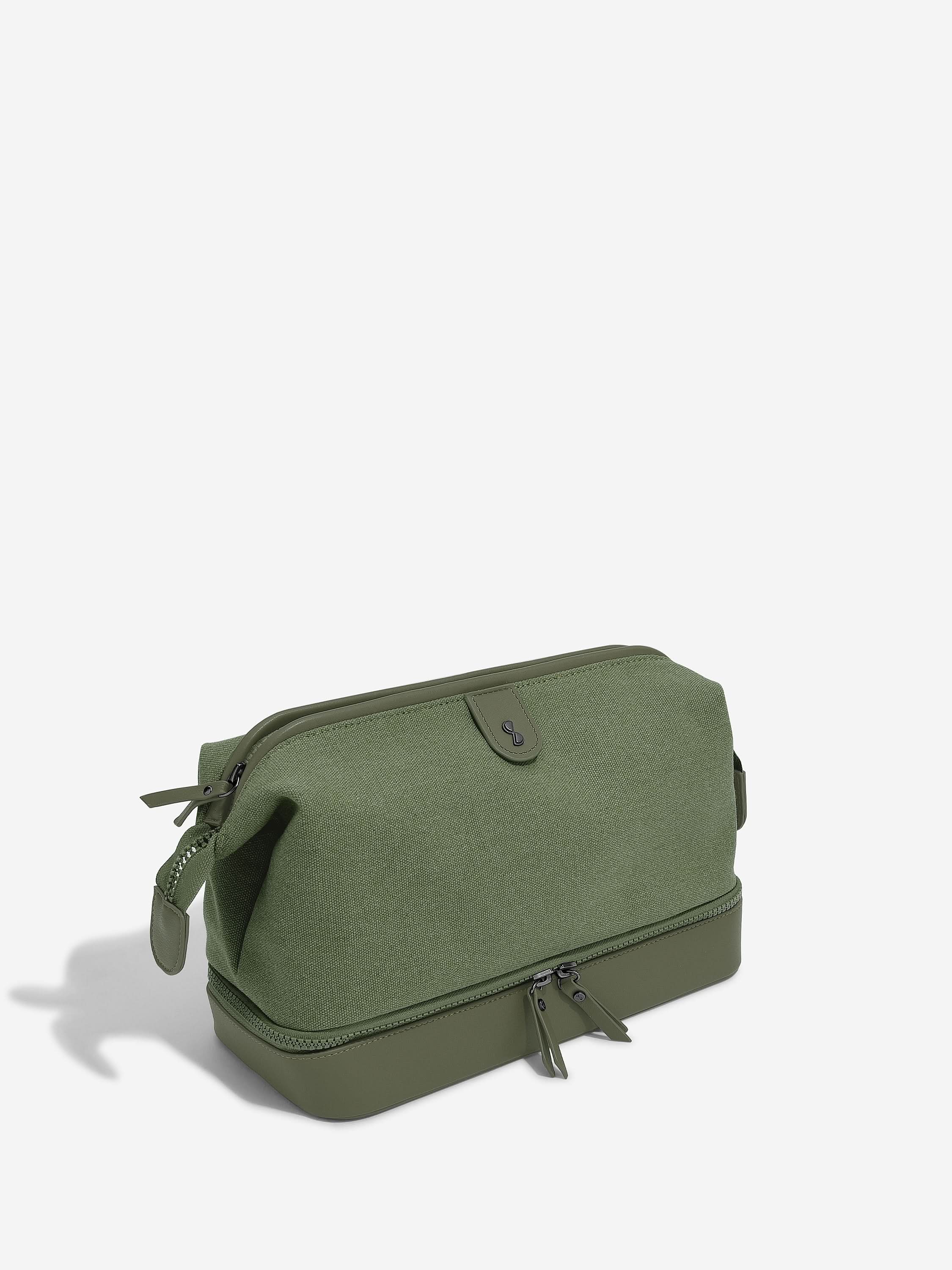 Stackers Toilettas Groen Canvas - Mystackers