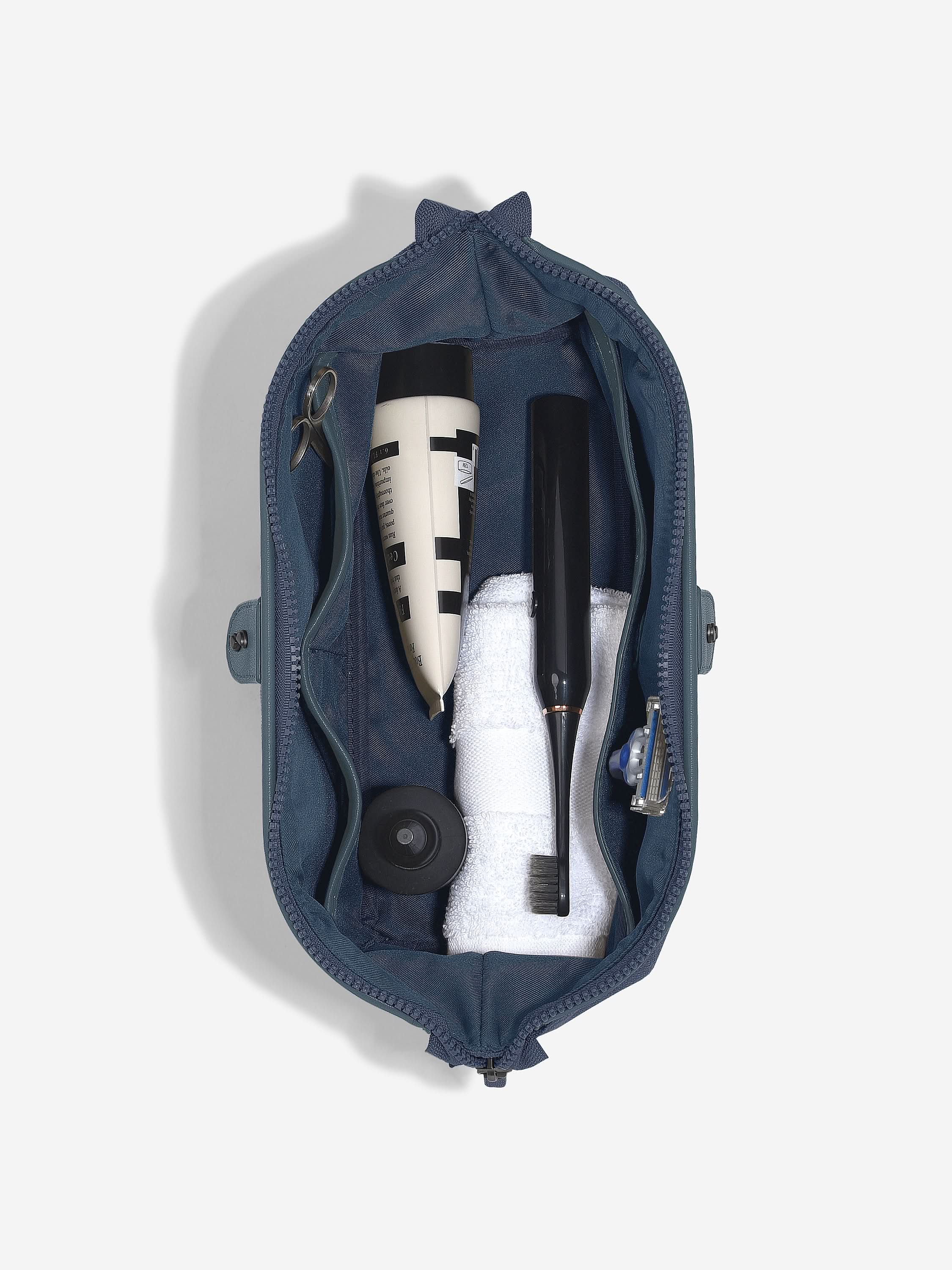 Stackers Toilettas Blauw Canvas - Mystackers