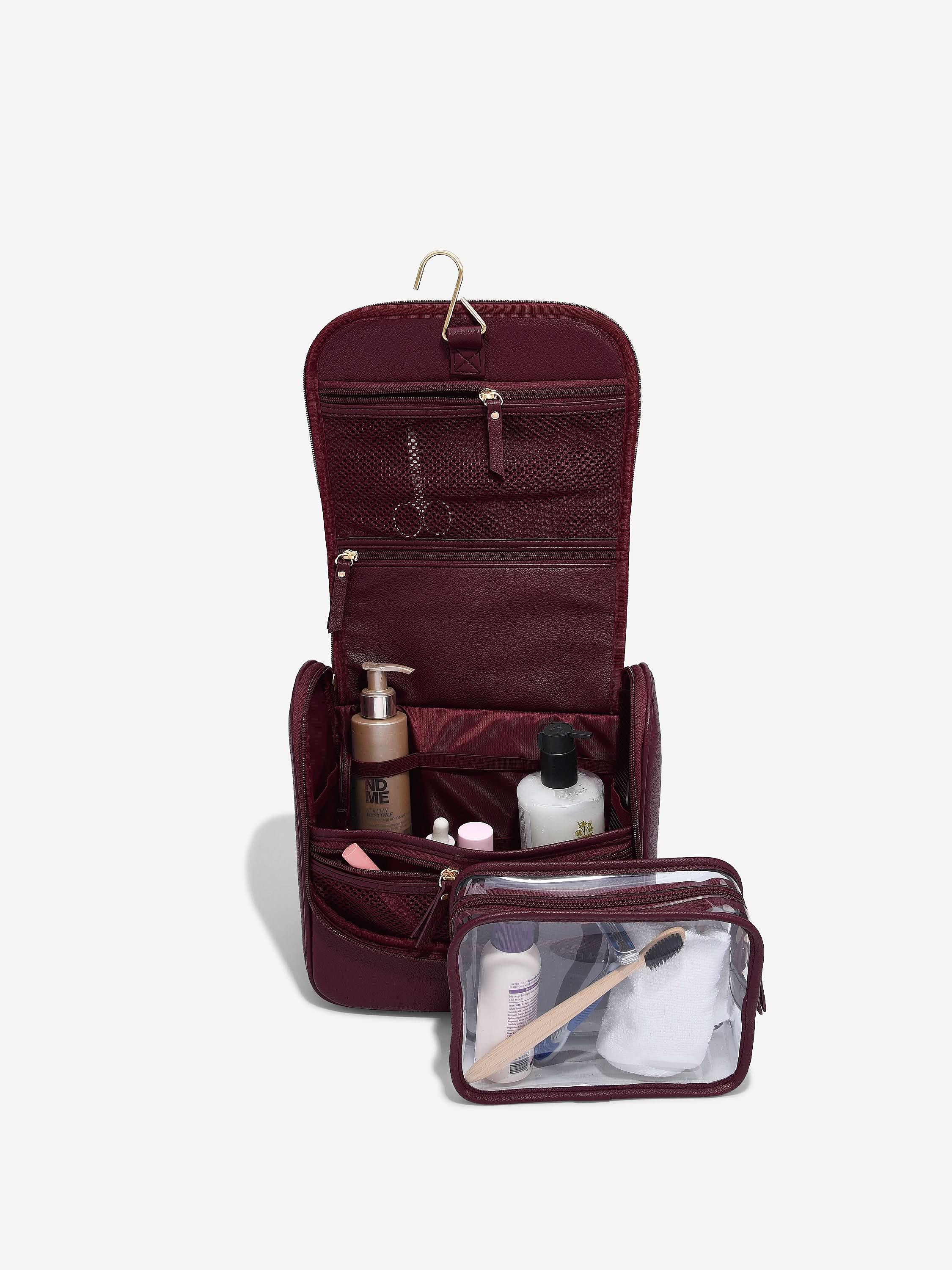 Stackers hanging toiletry bag Bordeaux