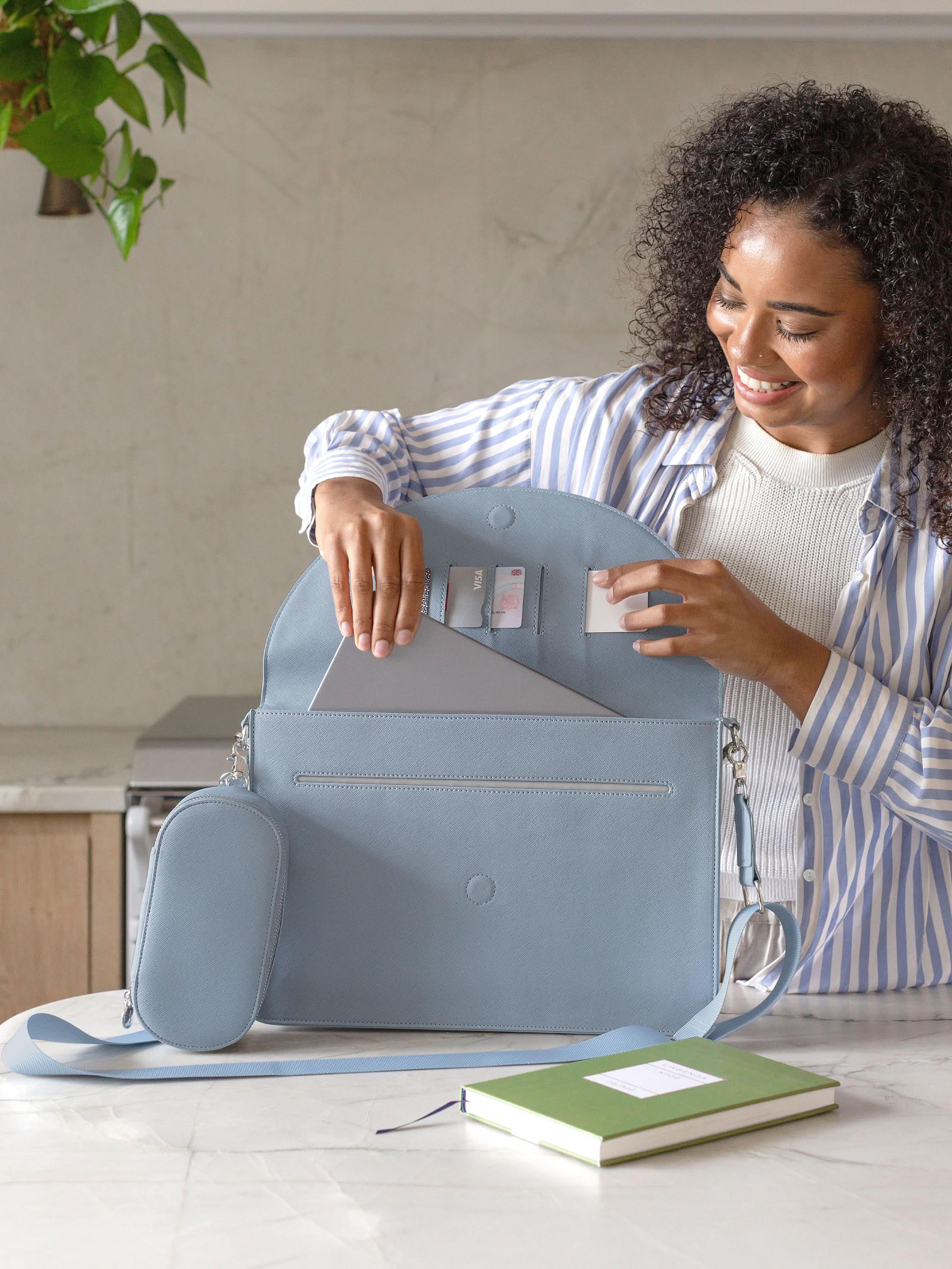 Stackers Laptop Bag Blue