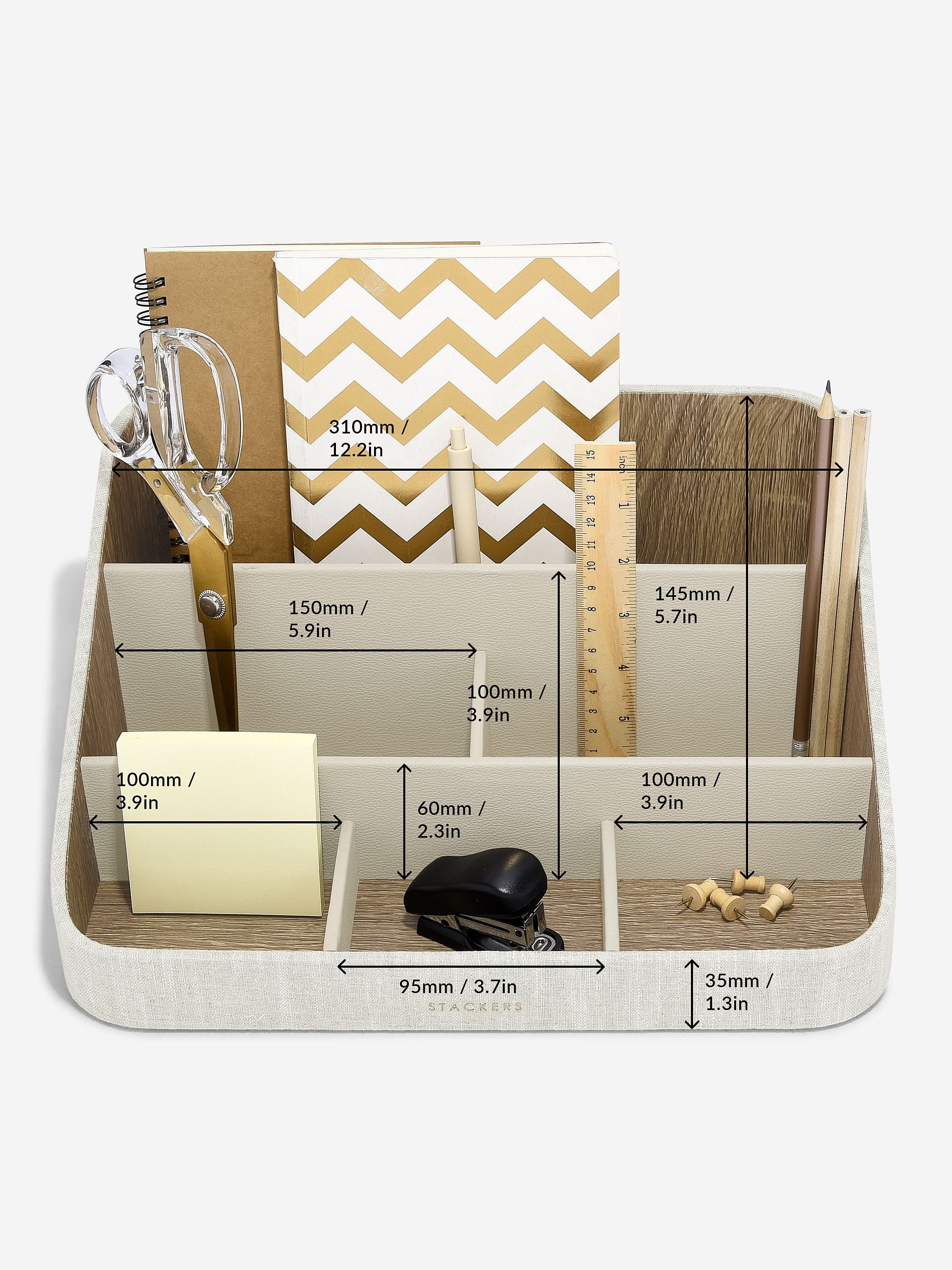 Stackers Bureau Organiser Set Havermout & Linnen - Mystackers
