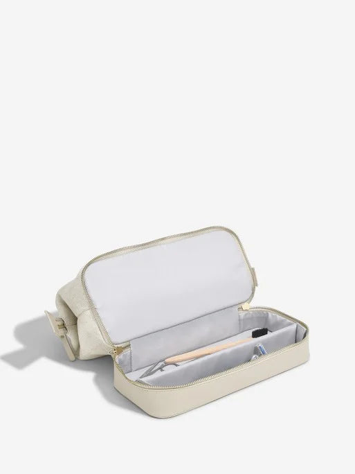 Stackers Toiletry Bag Oatmeal & Linen
