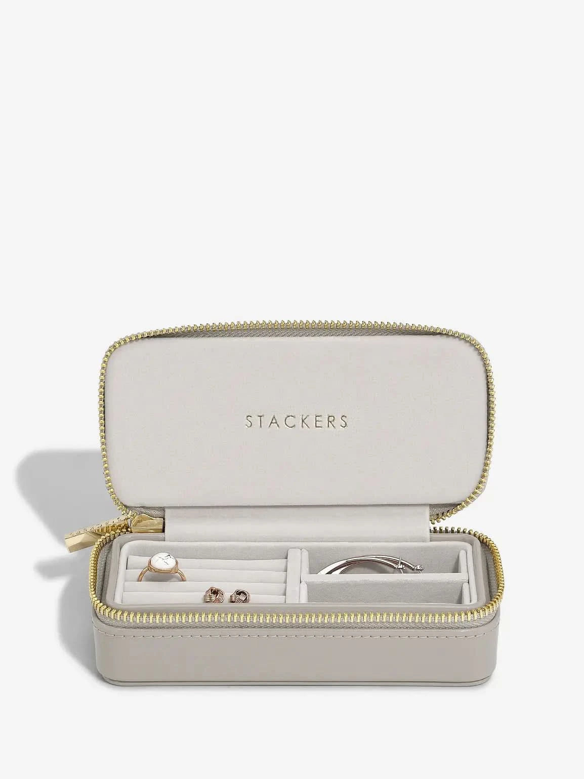 Stackers Medium Travel box Leemgrijs Gelakt