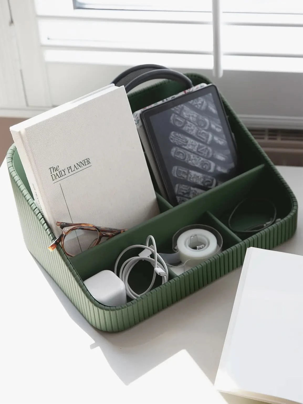 Stackers Desk Organizer Set Emerald Green