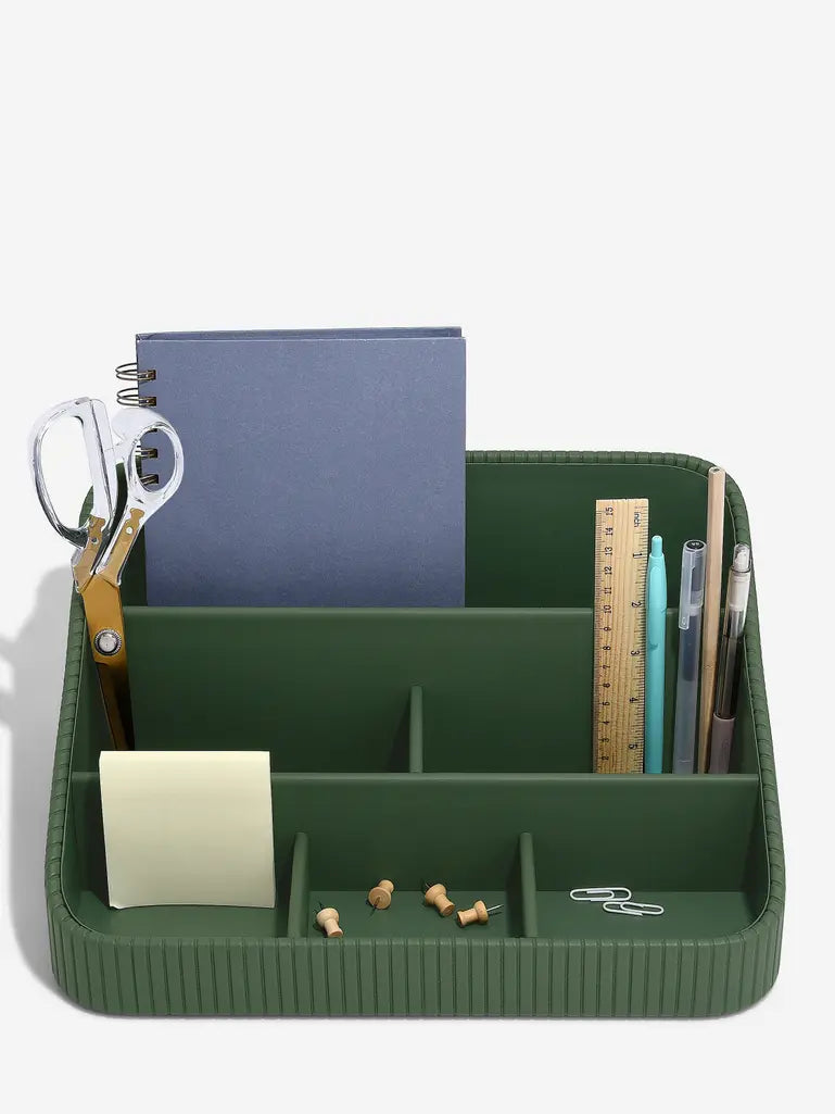Stackers Desk Organizer Set Emerald Green