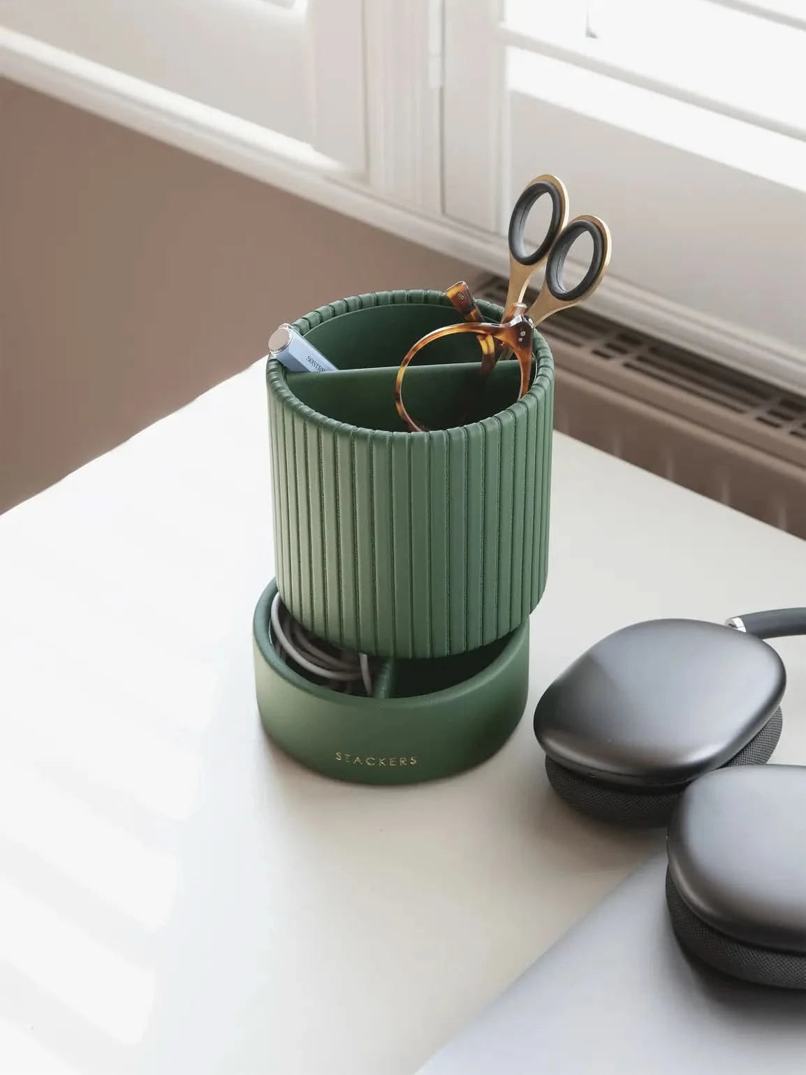 Stackers Pennenhouder Smaragdgroen - Mystackers