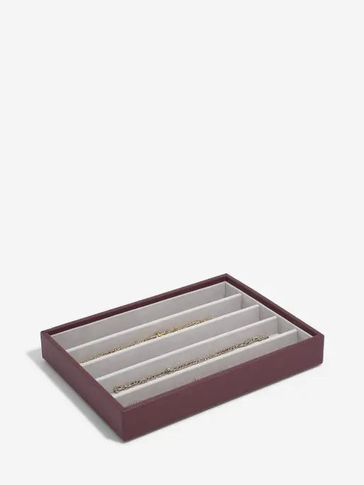 Stackers Necklace Layer for Classic Jewellery Box Burgundy