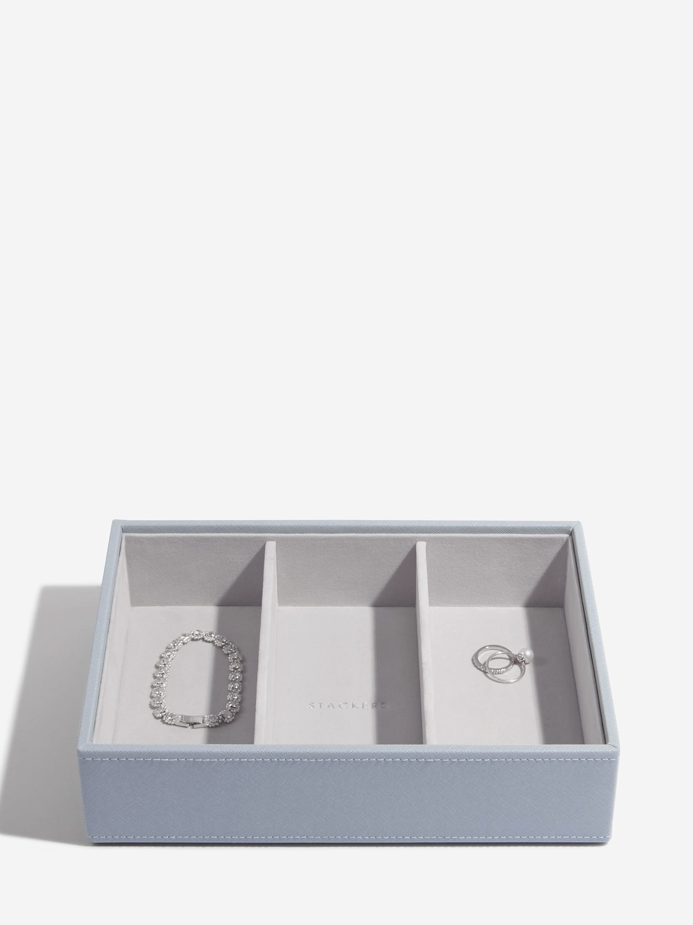 Stackers Klassieke Juwelendoos Set van 2 Blauw - Mystackers