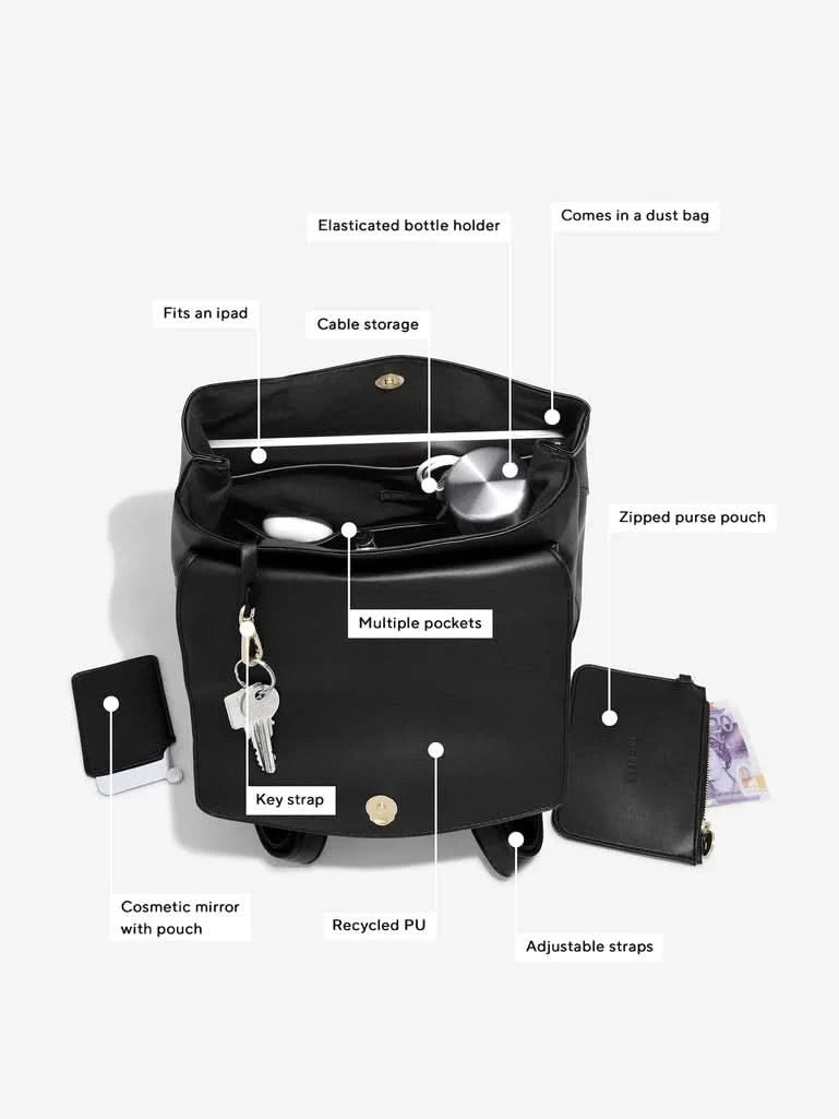 Stackers Kleine Rugzak Zwart - Mystackers