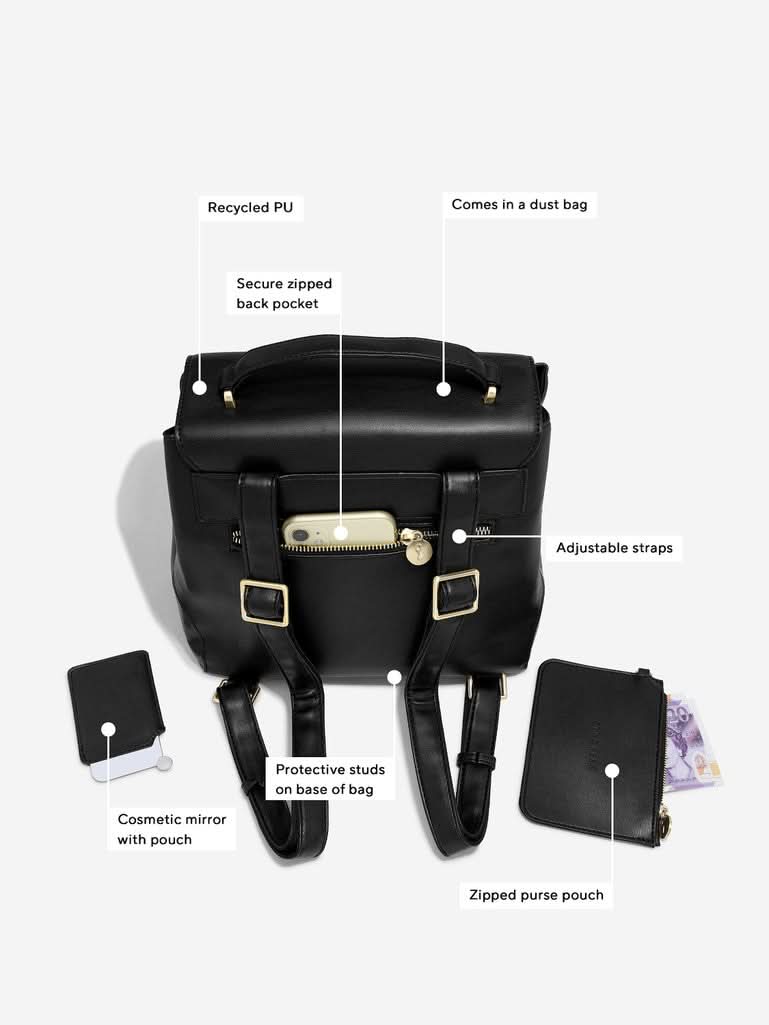 Stackers Kleine Rugzak Zwart - Mystackers