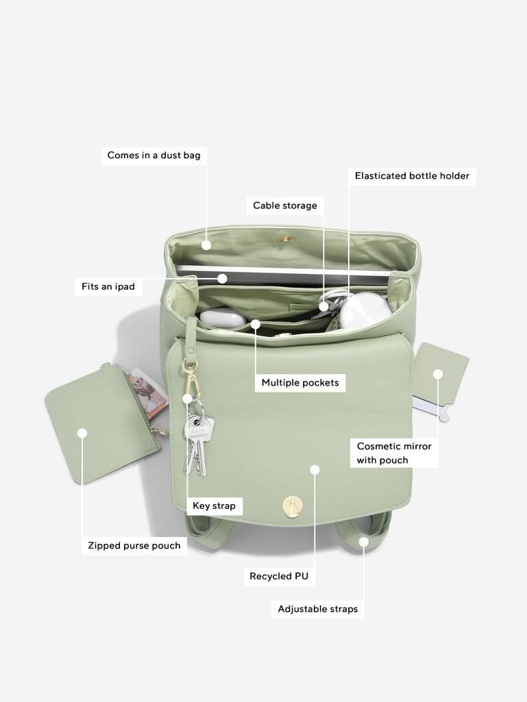 Stackers Kleine Rugzak Saliegroen - Mystackers